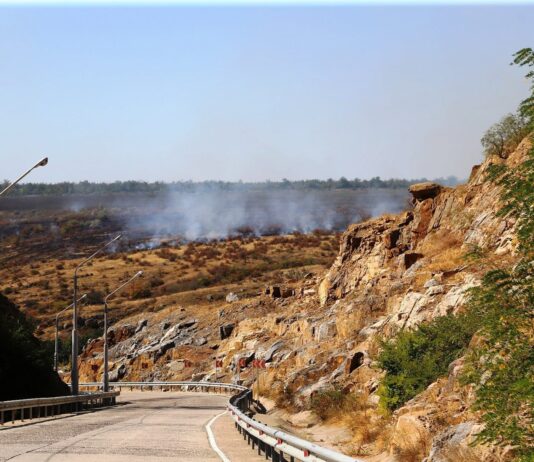 На Николаевщине выгорело более 2 га Национального парка «Бугский Гард»